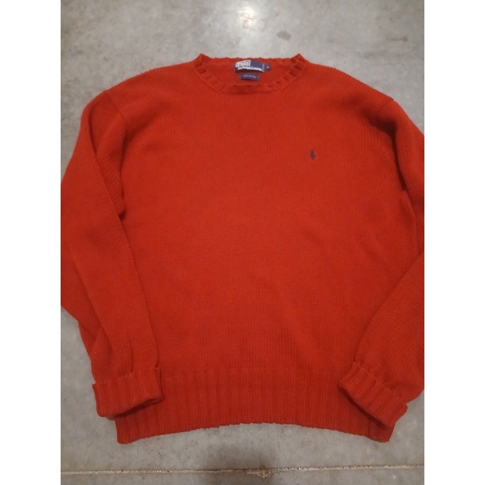VintagePolo Ralph Lauren 100% Cotton Mens Size L Red